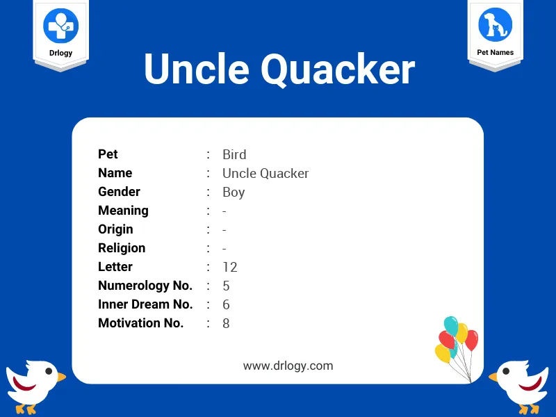 Uncle Quacker Name Meaning